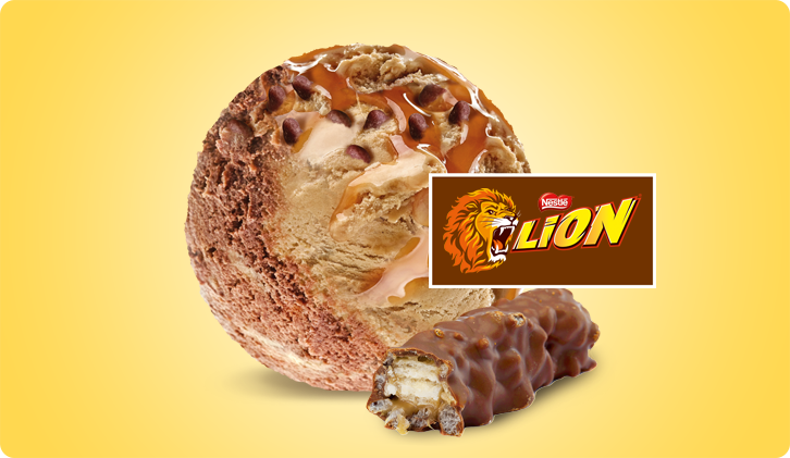 Lion Caramelo y Galleta 5L.