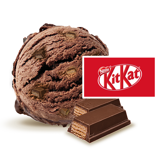 Helado de KitKat